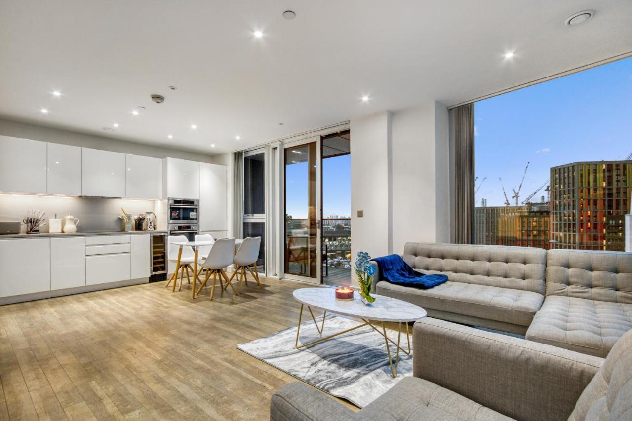 2 Bed 2 Bath Next To Nine Elms Station - Zone 1 Apartment ลอนดอน ภายนอก รูปภาพ